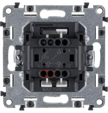 Переключатель 1-кл. СП Valena Life 10А IP20 250В 10AX с лицев. панелью безвинтов. зажимы механизм бел. Leg 752406