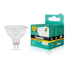 Лампа светодиодная LED5-MR16/830/GU5.3 5Вт 3000К тепл. бел. GU5.3 370лм 12В Camelion 12025