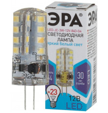 Лампа светодиодная LED-JC-3W-12V-840-G4 240лм ЭРА Б0033194