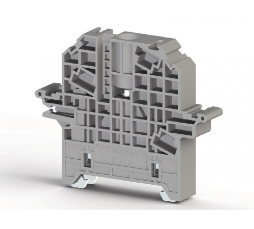 Упор на DIN-рейку MR35 высокий с возм.устан. крышки и опломбировки сер. KD 6А Klemsan 495109
