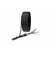 Кабель витая пара F/UTP кат.5E 4х2х24AWG solid CU PE Outdoor черн. (м) Эра Б0044689