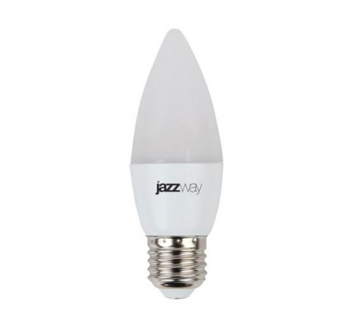 Лампа светодиодная PLED-SP 7Вт C37 свеча 3000К тепл. бел. E27 530лм 230В JazzWay 1027825-2