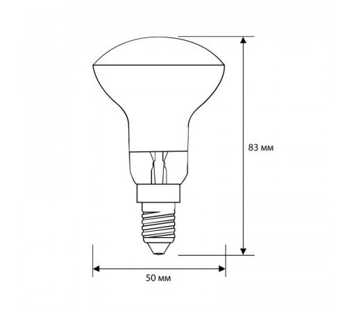 Лампа накаливания MIC R50 40Вт E14 Camelion 8977