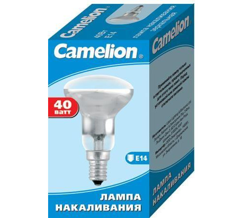 Лампа накаливания MIC R50 40Вт E14 Camelion 8977