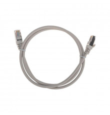 Патч-корд F/UTP CAT 5e RJ45-RJ45 26AWG LSZH сер. 1м Rexant 02-0110-1