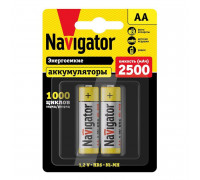 Аккумулятор AA/HR6 94 464 NHR-2500-HR6-BP2 (блист.2шт) Navigator 94464