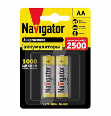 Аккумулятор AA/HR6 94 464 NHR-2500-HR6-BP2 (блист.2шт) Navigator 94464