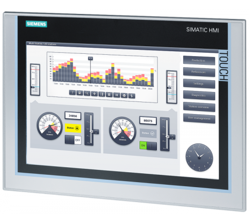 Панель оператора SIMATIC TP1200 COMFORT WINDOWS CE 6.0 12дюйм. широкоэкранный TFT-дисплей 12Мб пользов. памяти Siemens 6AV21240MC010AX0