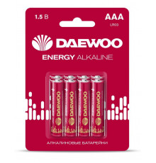 Элемент питания алкалиновый AAA/LR03 1.5В Energy Alkaline 2021 BL-8 (уп.8шт) DAEWOO 5031111