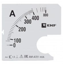 Шкала сменная для A721 400/5А-1.5 PROxima EKF s-a721-400