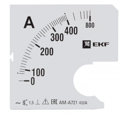 Шкала сменная для A721 400/5А-1.5 PROxima EKF s-a721-400