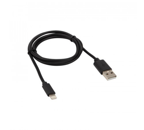 Кабель USB для iPhone 5 черн. (уп.10шт.) Rexant 18-1122