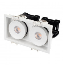 Светильник CL-SIMPLE-S148X80-2X9W DAY4000 (WH 45 DEG) (IP20 металл 3 года) Arlight 028150