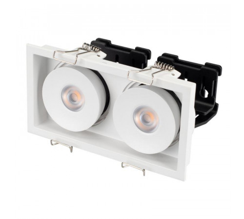 Светильник CL-SIMPLE-S148X80-2X9W DAY4000 (WH 45 DEG) (IP20 металл 3 года) Arlight 028150