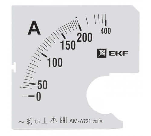 Шкала сменная для A721 200/5А-1.5 PROxima EKF s-a721-200