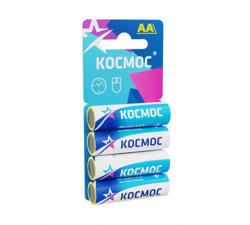 Элемент питания солевой AA/R6 4хBL (блист.4шт) КОСМОС KOCR64BL