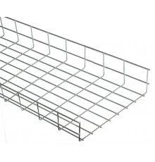 Лоток проволочный усиленный 400х100 L3000 сталь 4мм оцинк. IEK CLWG10-100-400-3