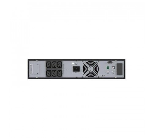 ИБП Онлайн для Small Rackmount 1000 ВА/900Вт 1/1 6xIEC C13 EPO USB RS-232 Rack 2U 2х9А.ч DKC SMALLR1A5I