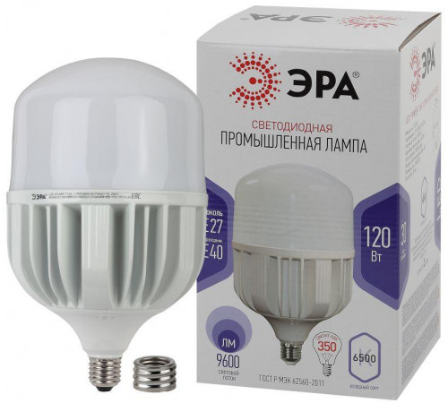 Лампа светодиодная LED POWER T160-120W-6500-E27/E40 T160 120Вт колокол E27/E40 холод. бел. ЭРА Б0049104