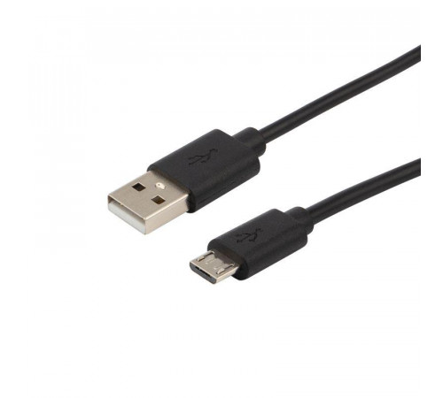 Шнур micro USB (male) - USB-A (male) 1.8м черн. Rexant 18-1164-2