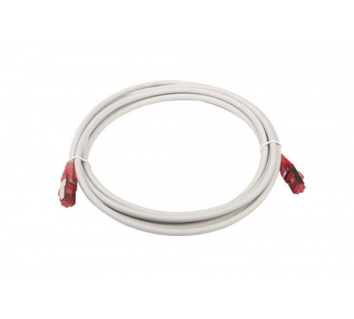 Патч-корд кат.5E F/UTP экранир. LSZH PC-LPM-STP-RJ45-RJ45-C5e-3M-LSZH-GY 3м сер. Hyperline 42338