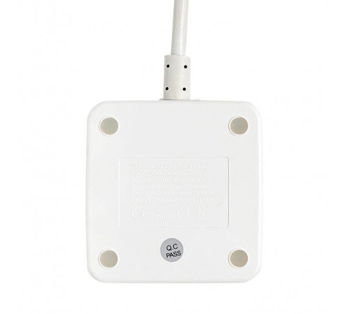 Удлинитель "Куб" 2х1.3м 2USB 2.4А+Type C + Ночник 1кв.мм EKF UBA-CUB-2-TC