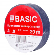 Изолента класс В 0.13х15мм (рул.20м) син. EKF plc-iz-b-s