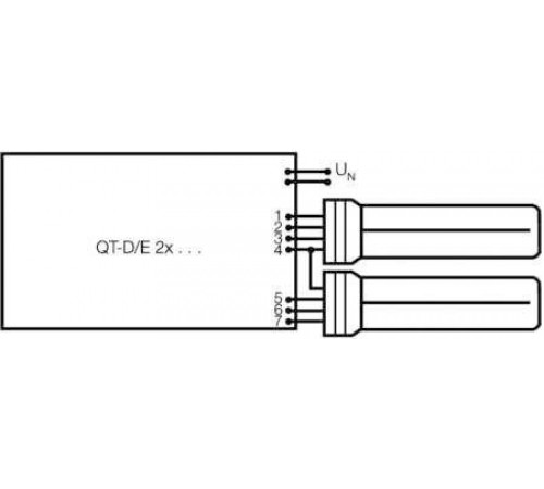 Лампа люминесцентная компакт. DULUX D/E 18W/840 G24q-2 OSRAM 4050300017617