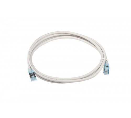 Патч-корд PC-LPM-STP-RJ45-RJ45-C6-2M-LSZH-GY F/UTP экран. кат.6 LSZH 2м сер. Hyperline 42375