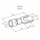 Наконечник вилочный изолир. (НВИ - 6.5мм) 1.5-2.5кв.мм (SVS2-6; VS2-6) REXANT 08-0134