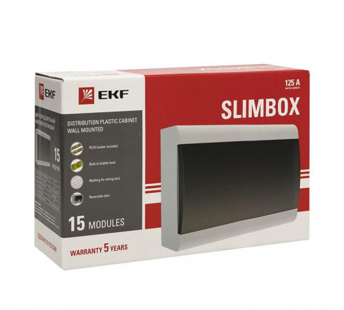 Щит ЩРН-П-15 "SlimBox" IP41 PROxima EKF sb-n-15