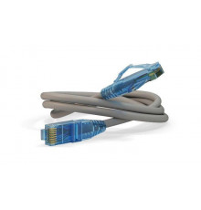 Патч-корд PC-LPM-UTP-RJ45-RJ45-C6-0.5M-LSZH-GY U/UTP кат.6 LSZH 0.5м сер. Hyperline 42235