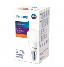 Лампа светодиодная Ecohome LEDLustre 6-60W E14 827 P45NDFR Philips 929002273937