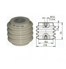 Изолятор опорный ИОР-6-250 03 Электрофарфор 00000221