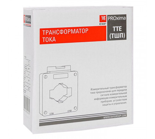 Трансформатор тока ТТЕ 60 500/5А кл. точн. 0.5 5В.А EKF tte-60-500/tc-60-500