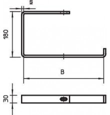 Скоба навесная AHB 200 FT OBO 6363911