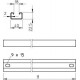 Перекладина CPS 4 С-образ. L592 гор. цинк CPS 4 SPR 592 FT OBO 6007252