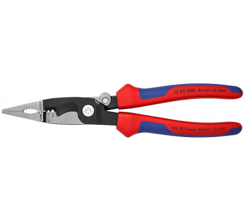 Клещи электромонтажные 6-в-1 L-200мм Knipex KN-1392200