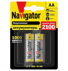 Аккумулятор AA/HR6 94 463 NHR-2100-HR6-BP2 (блист.2шт) Navigator 94463