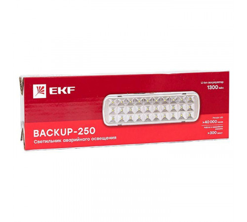 Светильник аварийного освещения BACKUP-250 LED PROxima EKF dpa-102