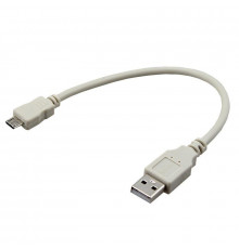 Шнур micro USB (male) - USB-A (male) 0.2M (уп.10шт) Rexant 18-1162