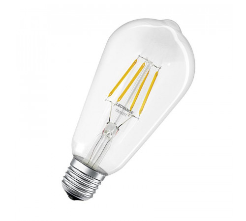 Лампа светодиодная SMART+ Filament Edison Dimmable 60 6Вт/2700К E27 LEDVANCE 4058075208575