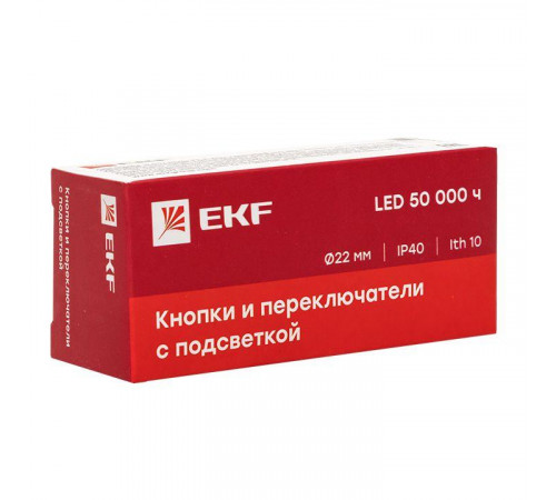 Переключатель BD33 3P с зел. подсветкой 230В NO PROxima EKF xb2-bk33-g-230