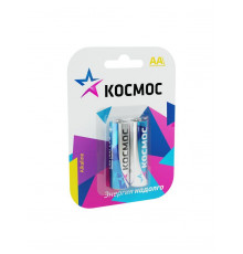 Элемент питания алкалиновый AA/LR6 BP-2 (блист.2шт) КОСМОС KOCLR62BL