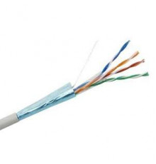 Кабель витая пара F/UTP кат.5E 4х2х24AWG solid CCA PVC сер. (м) Net.on 01-1001