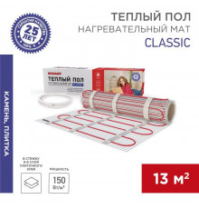 Комплект "Теплый пол" (мат) двухжил. 1950Вт 0.5х26м 13кв.м Classic RNX-13-1950 с экраном Rexant 51-0525-2