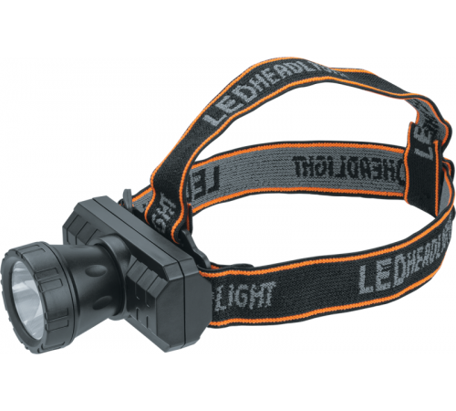 Фонарь налобный 93 889 NPT-H31-ACCU 1LED 3Вт li-ion 0.6А.ч NAVIGATOR 93889