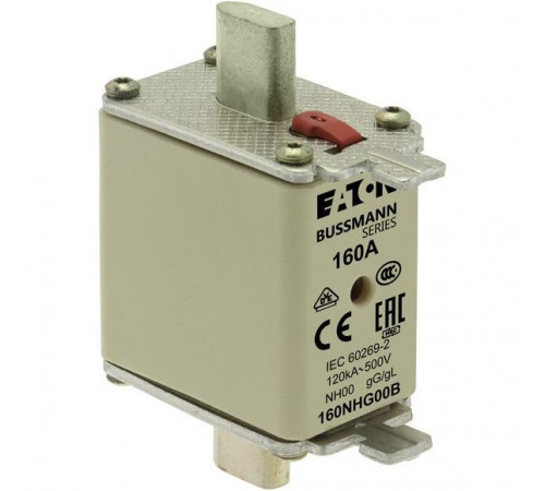 Предохранитель NH 63A 690В gG 00 двойная индикация EATON 63NHG00B-690