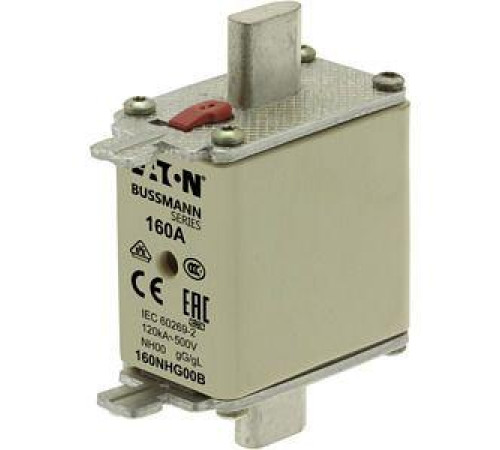 Предохранитель NH 63A 690В gG 00 двойная индикация EATON 63NHG00B-690