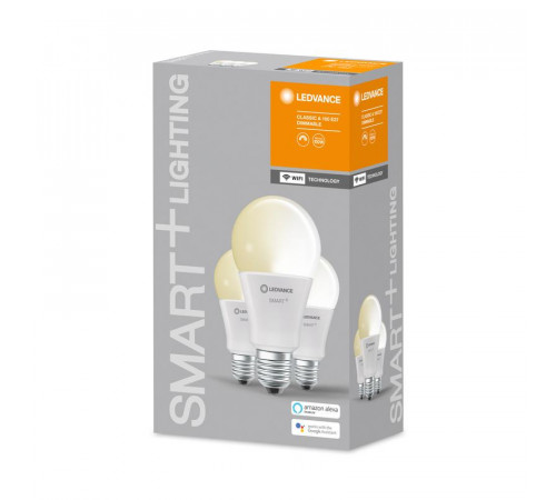 Лампа светодиодная SMART+ WiFi Classic Dimmable 14Вт (замена 100Вт) 2700К E27 (уп.3шт) LEDVANCE 4058075485839